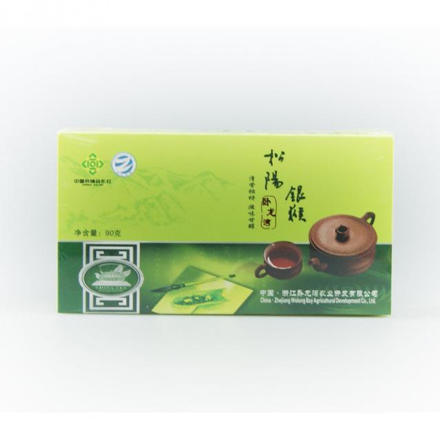 绿纸盒简装90g白茶B